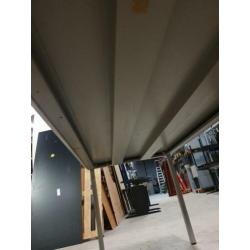 Werktafel / werkbank van staal ( stalen blad !! ) 159 x 80