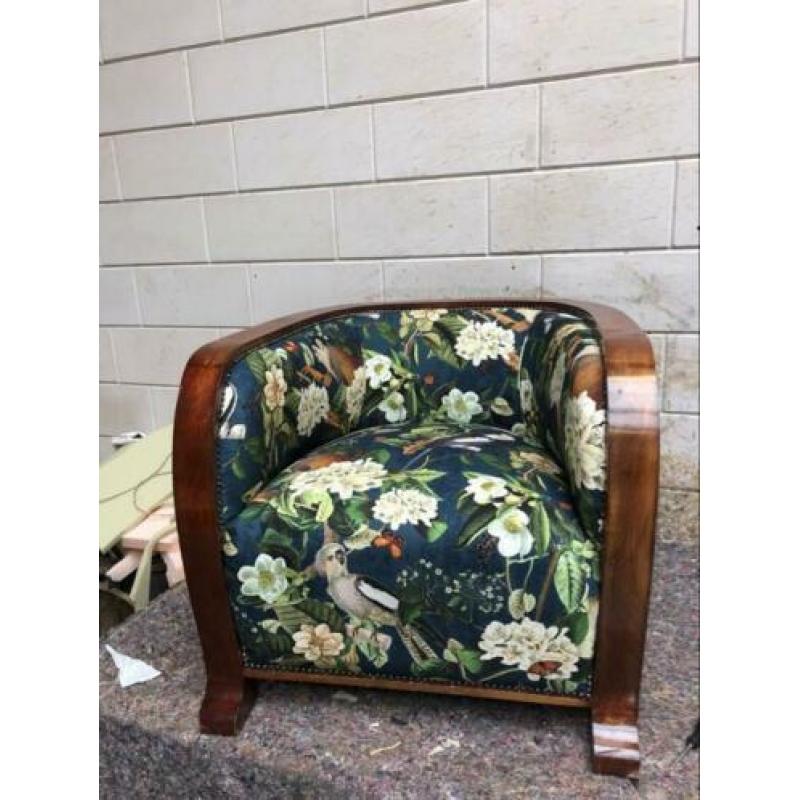 Art deco fauteuils jungle