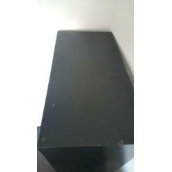 IKEA KALLAX kast. 8 vakken. Zwartbruin