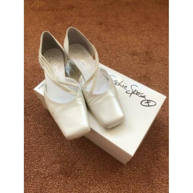 Sophie Sposa trouwschoenen ivoor