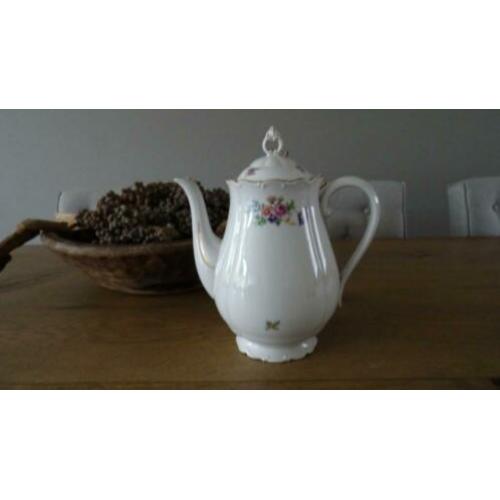 Koffiepot Gebloemd Roosje Bloem