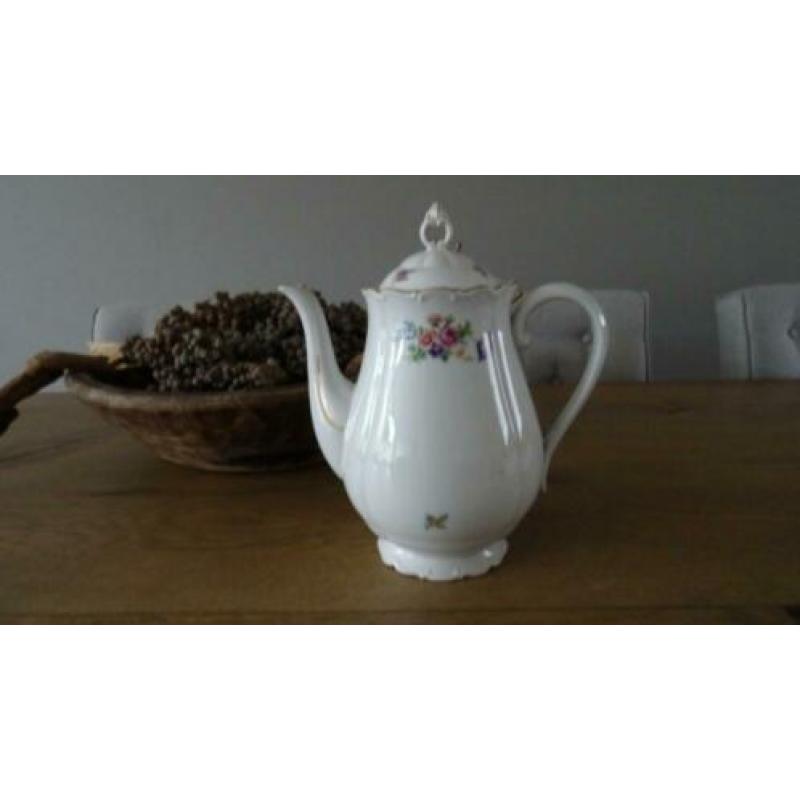 Koffiepot Gebloemd Roosje Bloem