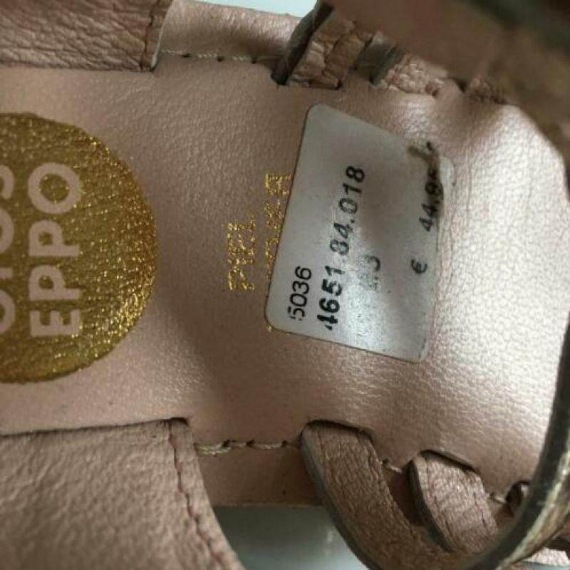GIOSEPPO - Mt 23 Sandalen goud roze leer