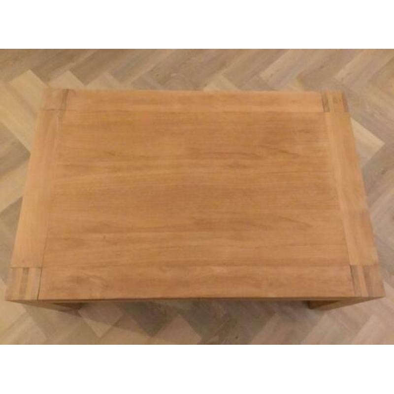 Set salontafel en eettafel teakhout