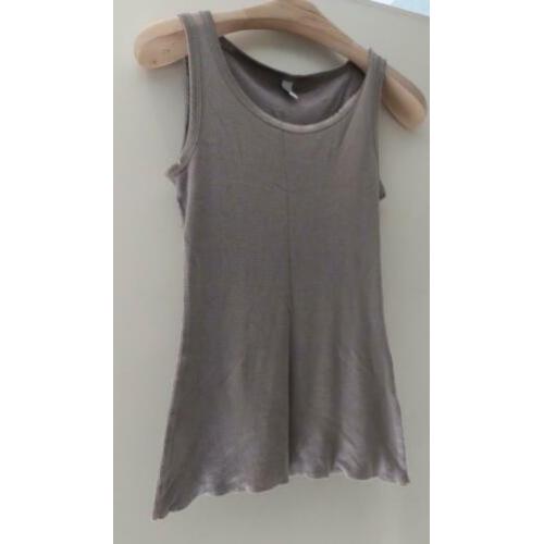 Soya Concepts grijze singlet top maat M