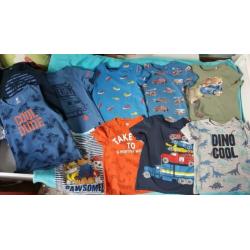 Zomer shirts C&A en Hema 110- 116 en 116 gebruikt en ZGAN!