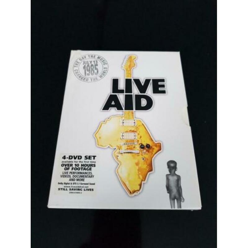 Live Aid 1985 dvd box