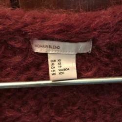 H&M trend vest mt s bordeaux rood