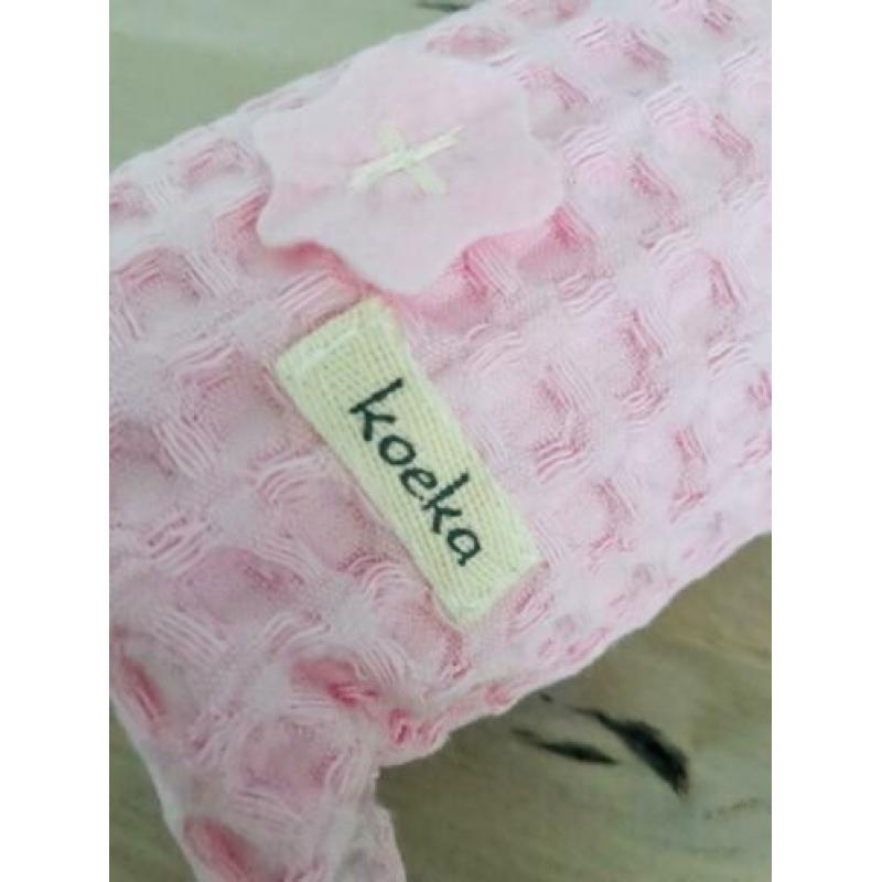 Koeka kruikenzak Antwerp wafel roze met aluminium kruik!
