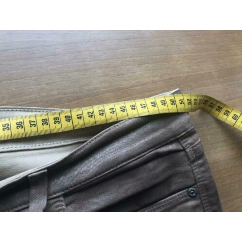 Fijne broek van NYDJ, mt 14 (44/46), bruin/goudkleurig