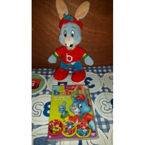 BOBO knuffel 30 cm groot + dvd Het beste uit de tv serie