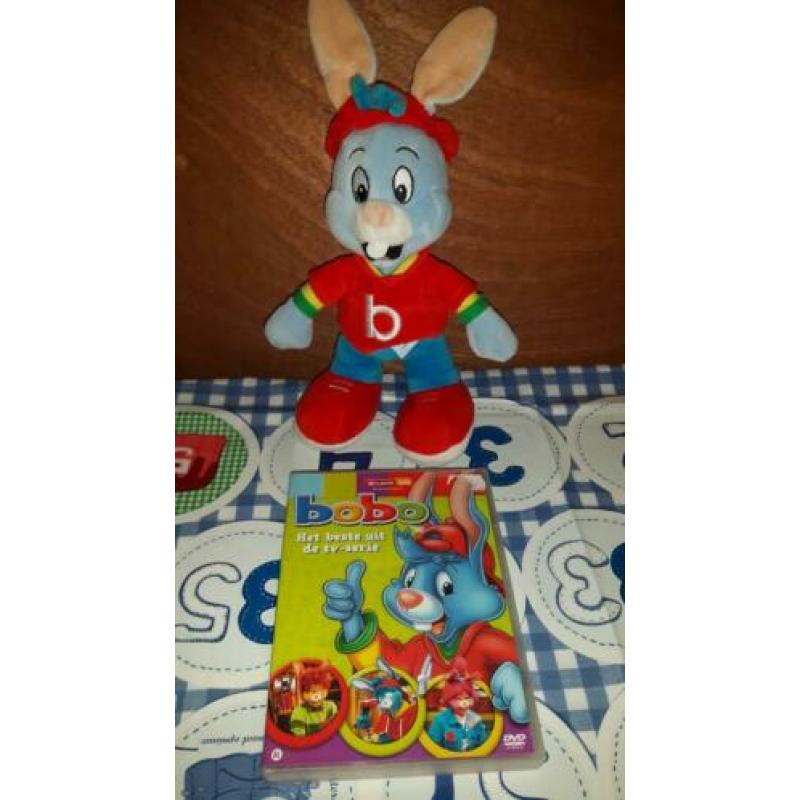 BOBO knuffel 30 cm groot + dvd Het beste uit de tv serie
