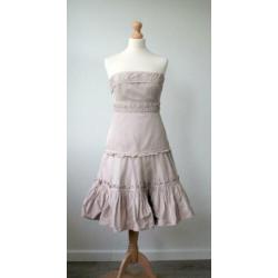 Karen Millen - NIEUW / jurk lever roze / bolero maat S