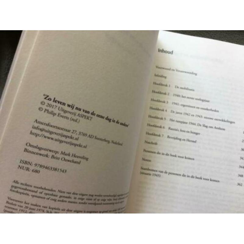 Zo leven wij nu van de eene dag in de andere - Nieuw - 2017