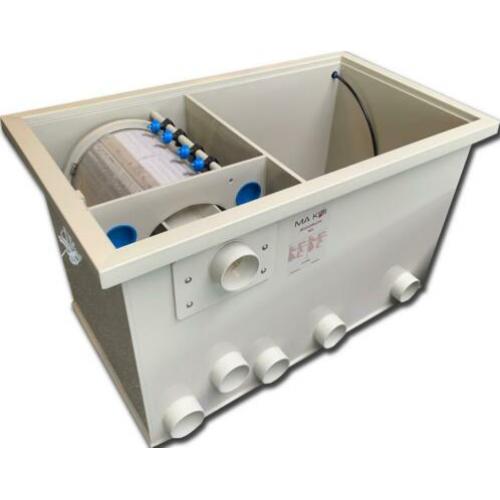 Makoi Biodrum 40. Trommelfilter en Bewegendbed in 1 module