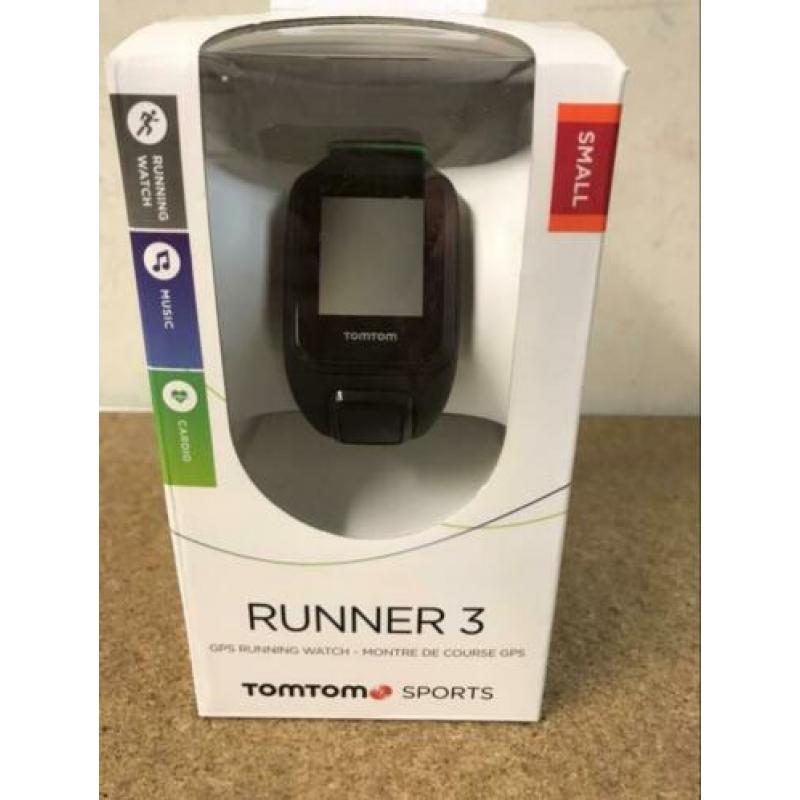 TomTom RUNNER 3 runningwatch met music en cardio NIEUW