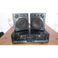 sony dubbel cassette recorder