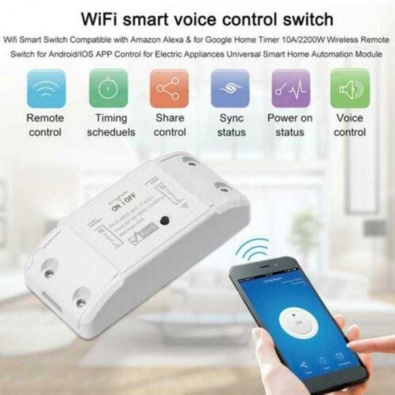 Tuya WiFi Smart Switch 10A/2200W