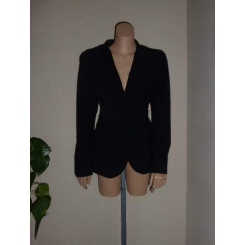 Blacky Dress nieuw zwart jasje mt. 40