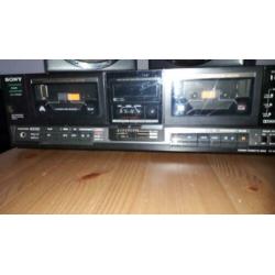 sony dubbel cassette recorder
