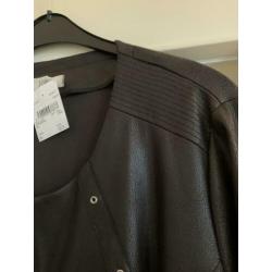 Nieuwe gaaf stoer zwart jasje van jorli maat 54 NU €25!!!