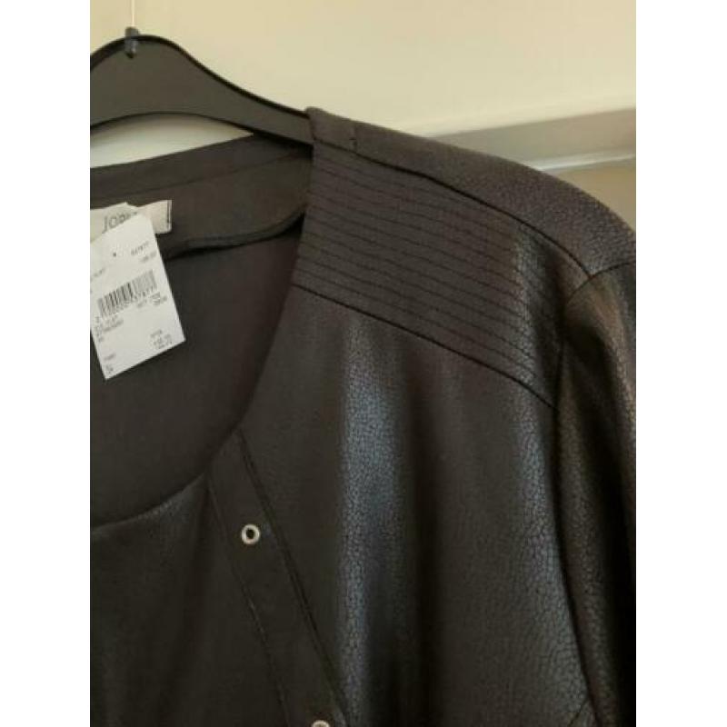 Nieuwe gaaf stoer zwart jasje van jorli maat 54 NU €25!!!