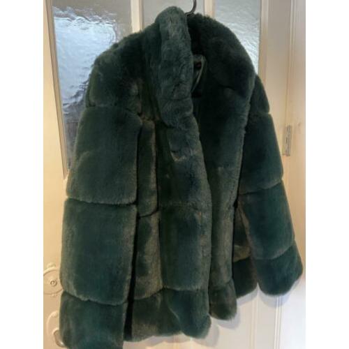 Fake fur jas maat s
