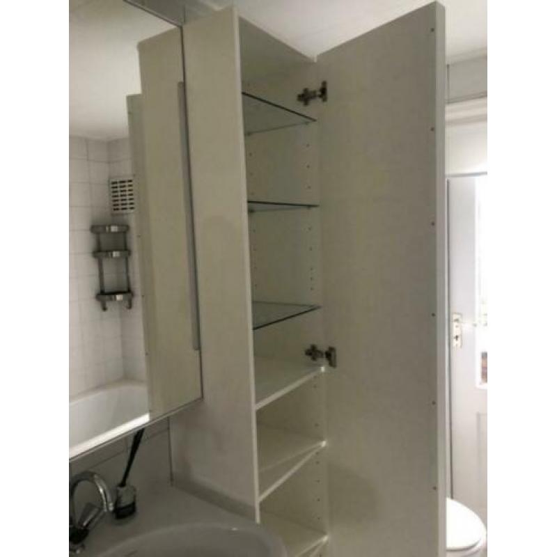 Hoge badkamerkast wit (40x192) zgan GODMORGON Ikea wit