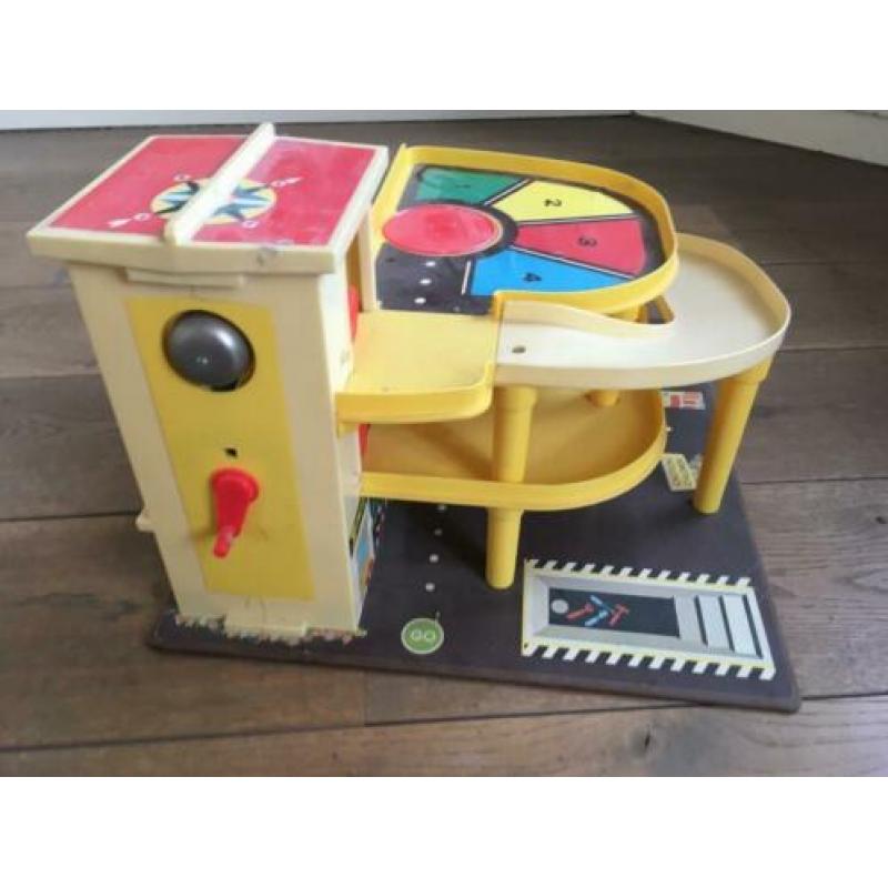 Fisher price garage, fisher price speelgoed