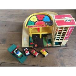 Fisher price garage, fisher price speelgoed