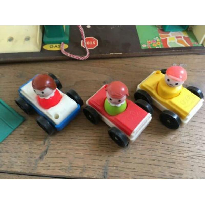 Fisher price garage, fisher price speelgoed
