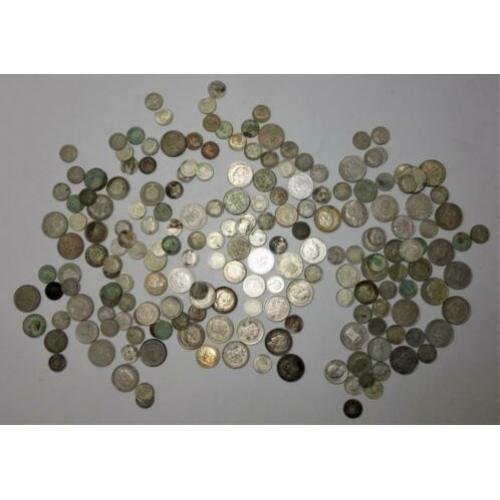 500 gram zilveren 10/25/50 cent wilhelmina
