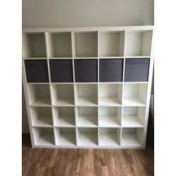 Kallax / Expedit witte vakkenkast 25 vakken IKEA