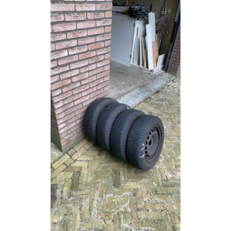 Winterband met stalen velgen 165/70 R14