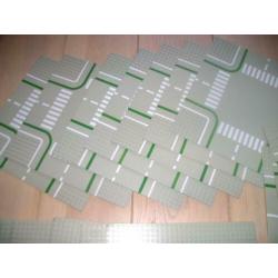 Lego grote partij straatplaten / wegplaten / straat / weg