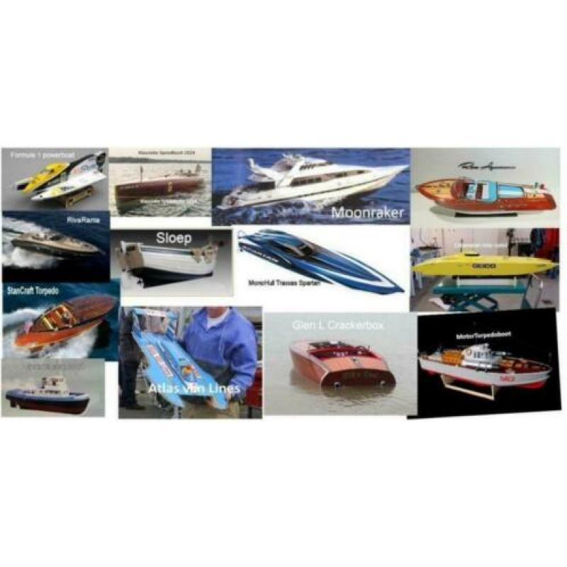 Nieuwe modelboot bouwtekeningen