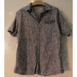 Garcia Jeans blauw geruit overhemd maat XXL