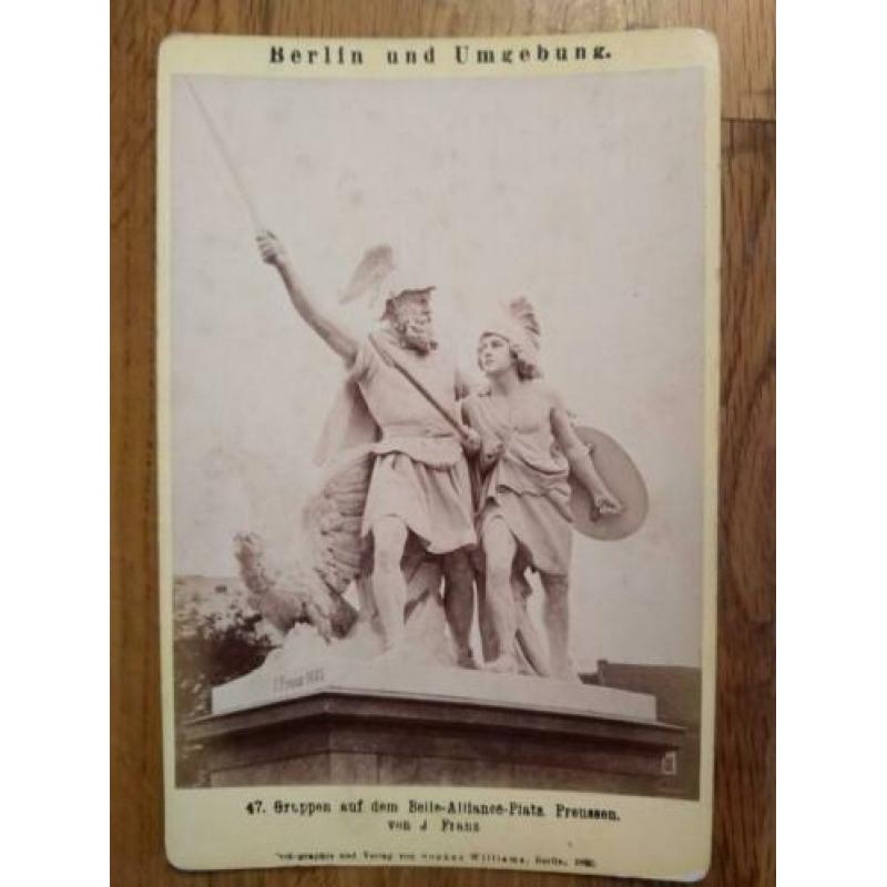 Kabinetfoto Berlijn 14 december 1893 Belle Alliance Platz