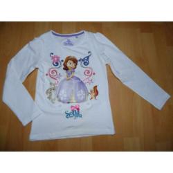 Witte longsleeve met prinses Sofia van C&A, maat 110 NIEUW!