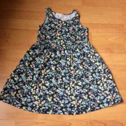 Mouwloos bloemenjurkje 110-116 H&M
