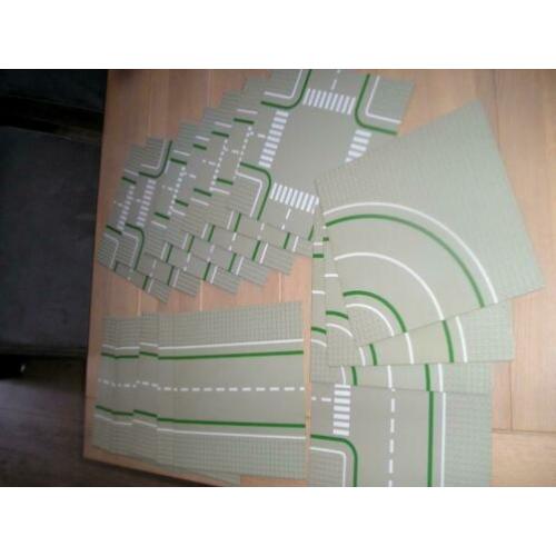 Lego grote partij straatplaten / wegplaten / straat / weg