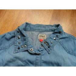 Only dames spijkerblouse, maat 38 Taille 10
