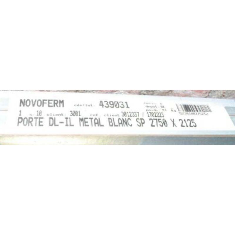 Garagedeur Novoferm 2750 x 2125