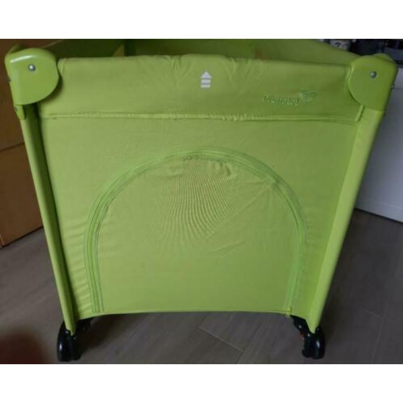 Prénatal campingbed / reisbed (lime groen)