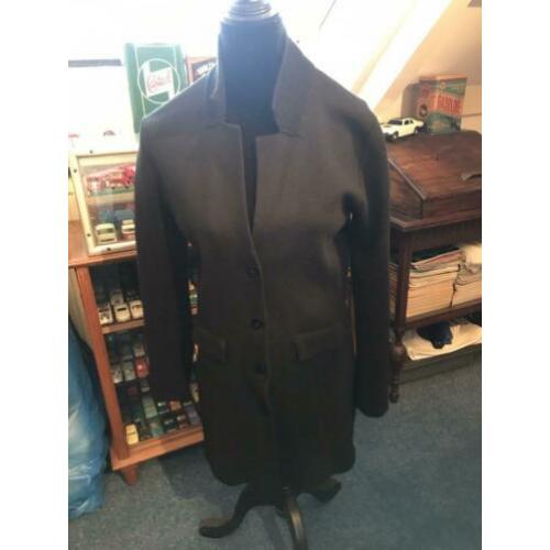 Mooie lange Zwarte Dames vest mt 40