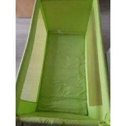 Prénatal campingbed / reisbed (lime groen)