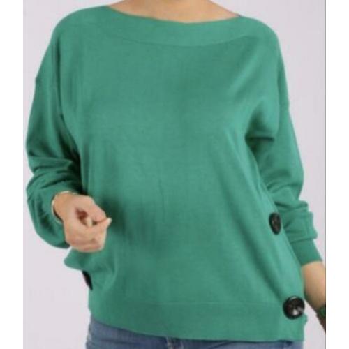 Repeat trui, 100% Cashmere, maat 36, Emerald, NIEUW