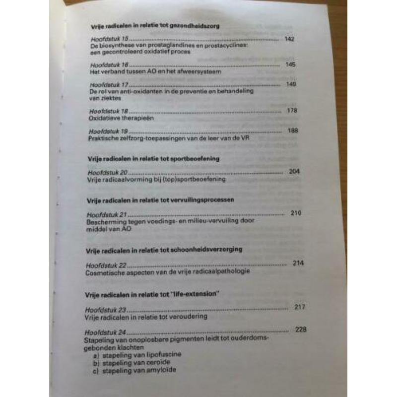 Vrije radicalen - schakels tussen voeding en ziekte