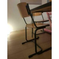 Vintage schoolstoelen