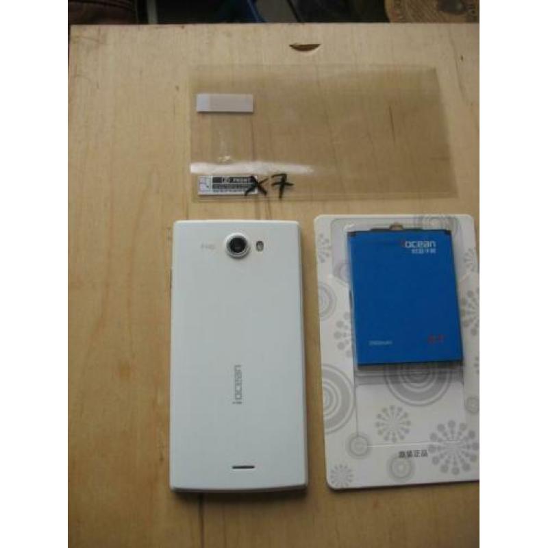 iOcean X7 (wit) met extra gesealde batterij en screencover